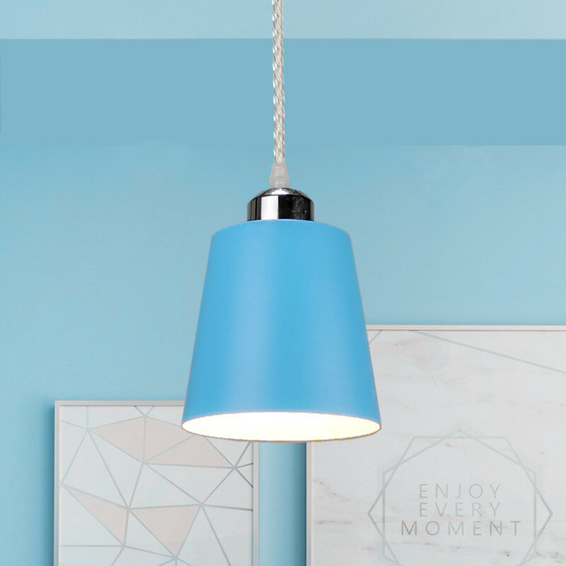 Lámpara colgante de estilo nórdico para el hogar, iluminación LED para interiores, sala de estar, dormitorio y comedor
