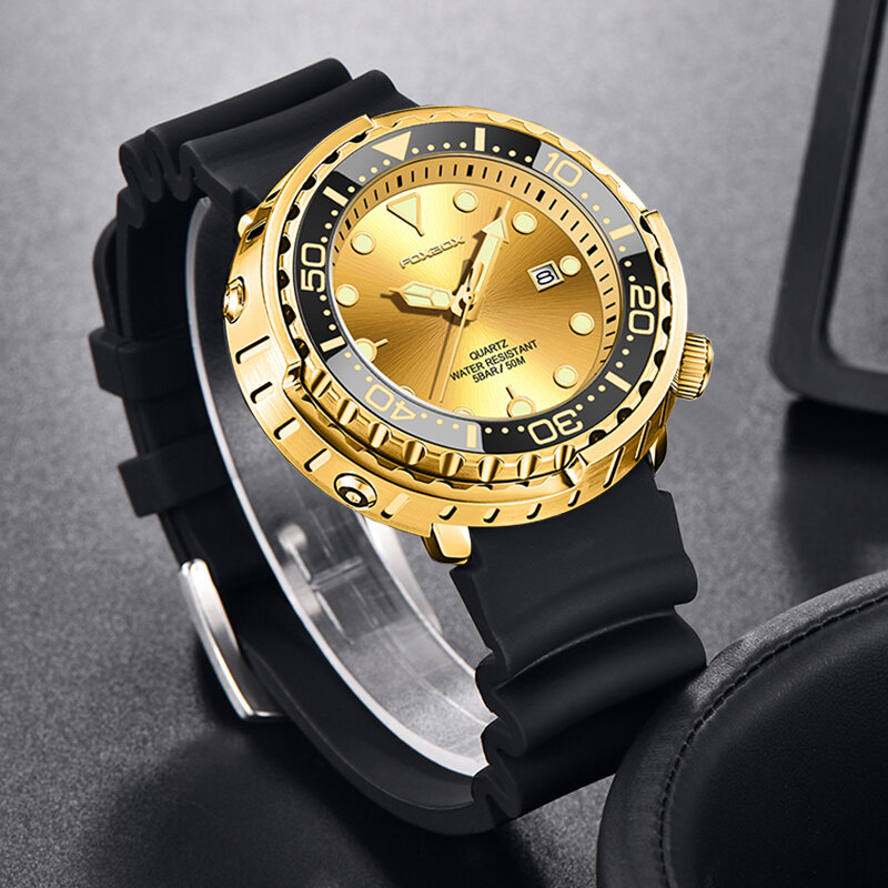 Lige-男性用ミリタリー腕時計,高級ブランド,自動日付,クォーツ,ミリタリー,2023