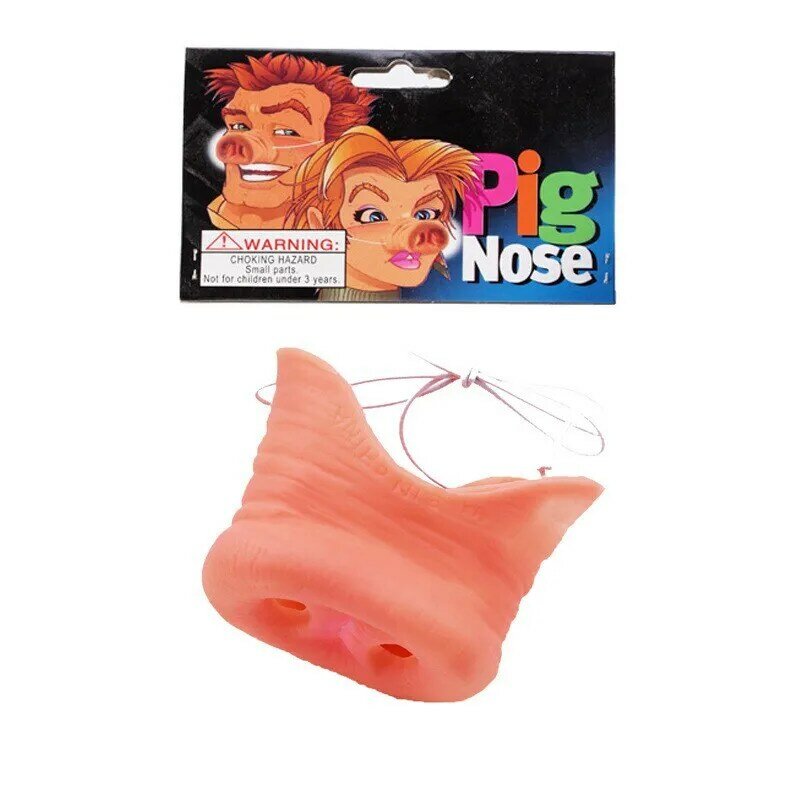 Fake Nose Funny Spooky Pig Nose Simulation Vinyl Pig Nose Cosplay Halloween Party