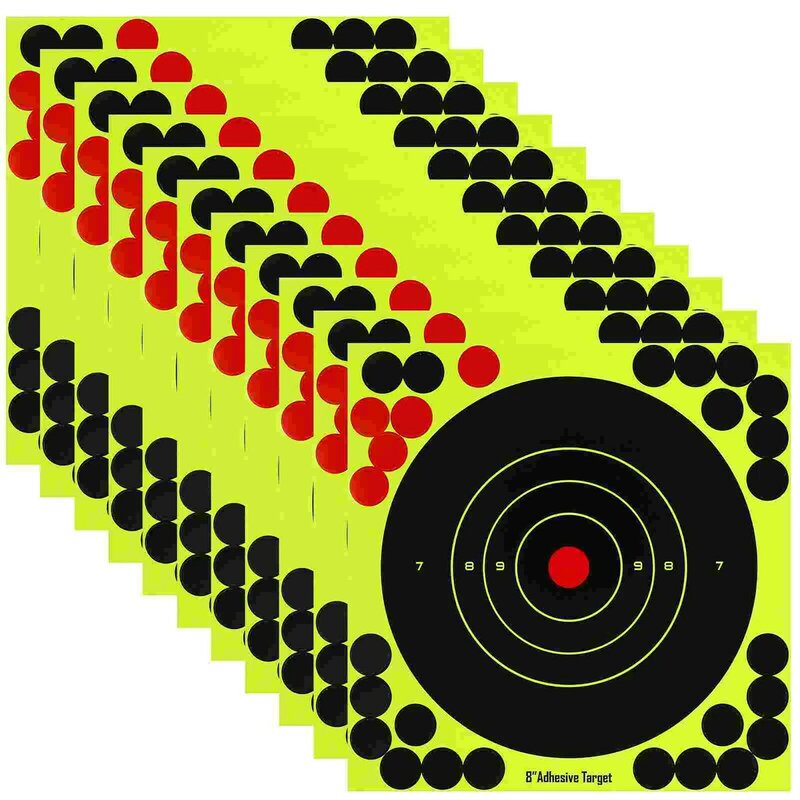 30 pezzi di carta Target per giochi adesivi rotondi bersagli Circle Splatter adesivi autoadesivi in Pvc