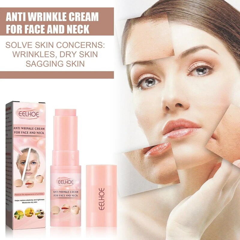 Collagene vitamina E Multi balsamo Stick antirughe rimbalzo New Brighten Cosmetics Cream Tone opaco antirughe idratante coreano Z5g0