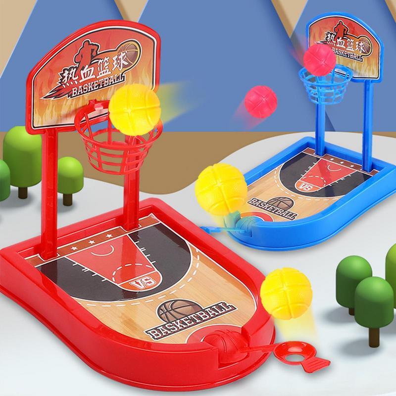 Permainan Basket Mini Desktop Mini Meja Permainan Arcade Kantor Set Meja Permainan untuk Kantor untuk Orang Dewasa Ide Hadiah Terbaik untuk Anak Laki-laki dan