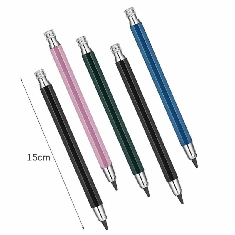 5.6mm metalowy ołówek automatyczny 2B/4B/6B/8B wkład ołówkowy artystyczny obraz rysowanie narzędzie do pisania szkic komiksy projekt automatyczny
