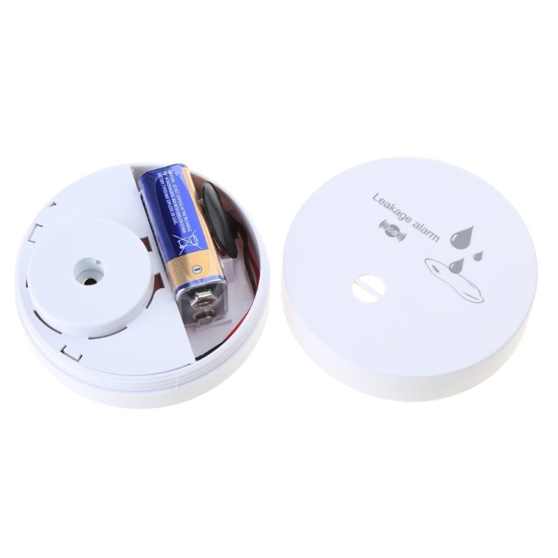 Wateralarm op batterijen Waterlekdetectoren Watersensor Duurzaam voor keukenkelder en badkamer Bescherm uw ruimte