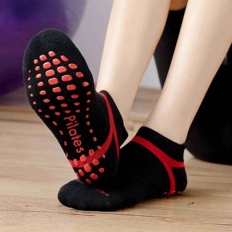 Neue Baumwolle Atmungsaktive Kurze Yoga Socken Professionelle Anti-slip Pilates Socken Gym Dance Ausbildung Socken Sport Socken Fitness Socken