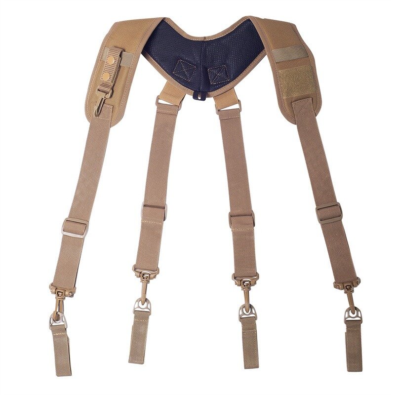 ปรับกลางแจ้ง Equipage Suspender X ประเภท Tactics วงเล็บใหม่ยุทธวิธี Suspenders ผู้ชายเข็มขัดสายรัด Combat Readiness สายคล้อง