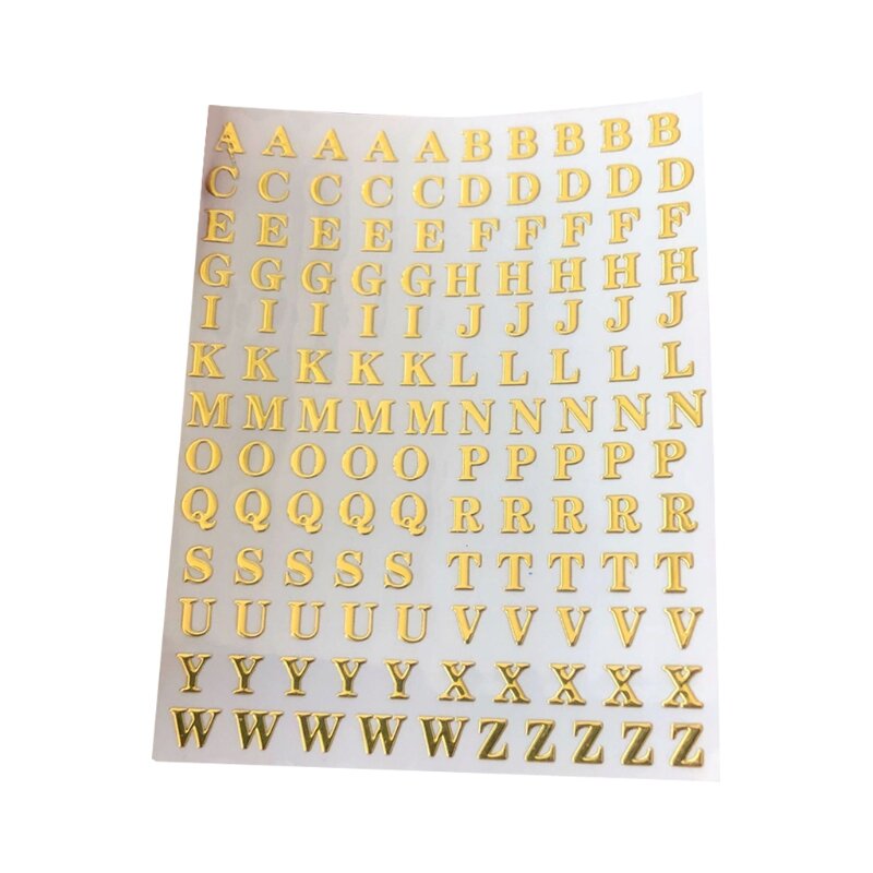 Y1ue 1 folha 4mm 9mm número do alfabeto adesivo carta decorativa diy álbum mão livro diário scrapbook presente adesivos