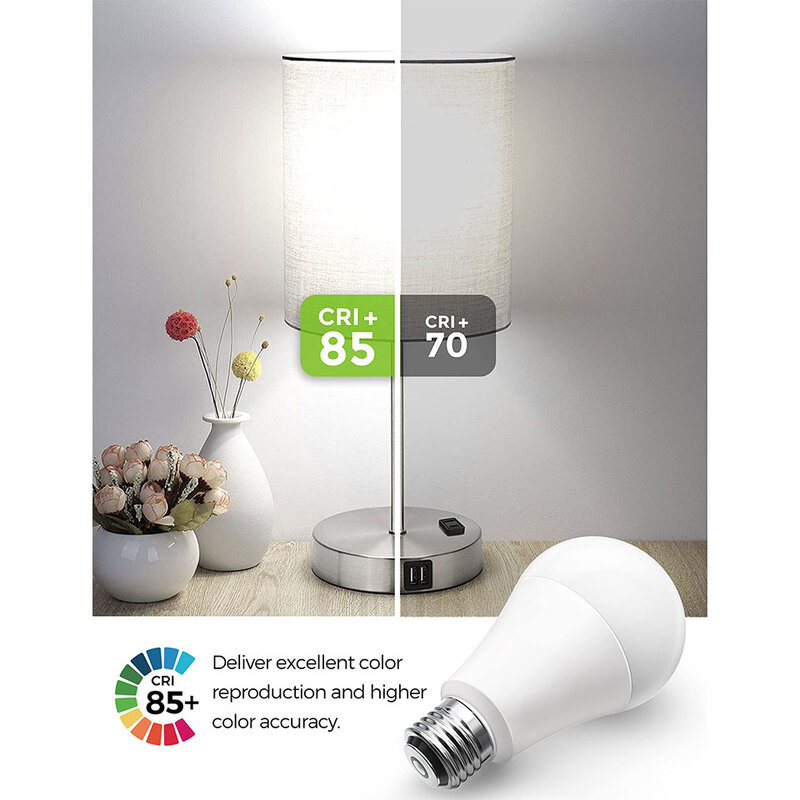 Ampoule LED 27 B22, AC 220V, 3-20W, 3000/4000/6000K, lumière blanche chaude super brillante, pour la maison, 2 à 15 pièces