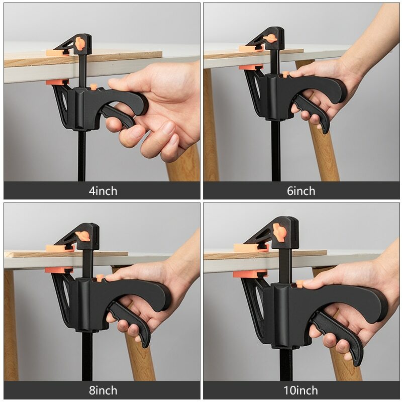 4 Cal warsztatu mechaniczny stół F zacisk stałe zestaw szybkiego zwalniania zapadki wycisnąć twarde drewno narzędzie robocze narzędzia ręczne DIY