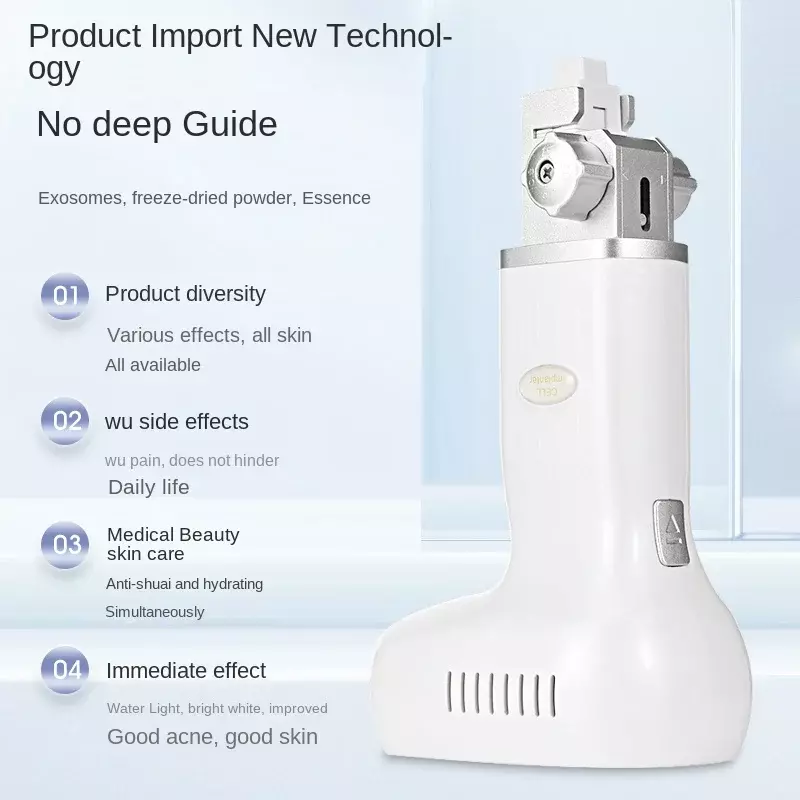 Dispositivo de blanqueamiento hidratante con luz de agua, brillo de importación facial, Color de la piel, desvanecimiento de arrugas, envío gratis