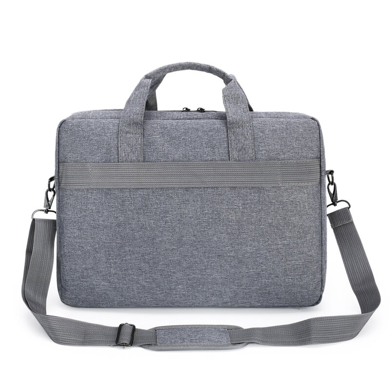New Men's Color Matching One Shoulder Portable Business Notebook Briefcase