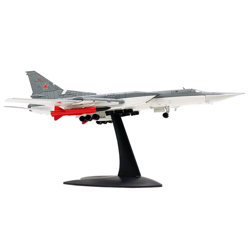 1/144 Scale Soviet Tupolev Tu22 TU22M3 Backfire Bomber Aircraft Metal Military Plane Toy Model Collection Ornament Gift
