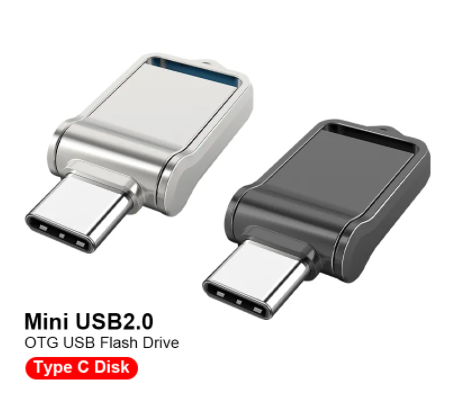 2023 New Metal Hot USB 2.0 Flash Drive Type-c Memory High Speed 128GB 256GB 512GB 1000GB Large-capacity Storage USB Flash Drive