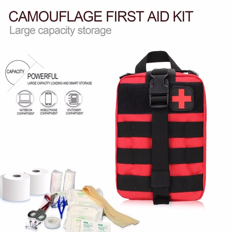حقيبة متعددة الاستخدامات بقاء الحقيبة في الهواء الطلق صندوق أدوات طبية كبيرة الحجم SOS حقيبة التكتيكية حقيبة إسعافات أولية طقم طبي حقيبة مول EMT الطوارئ