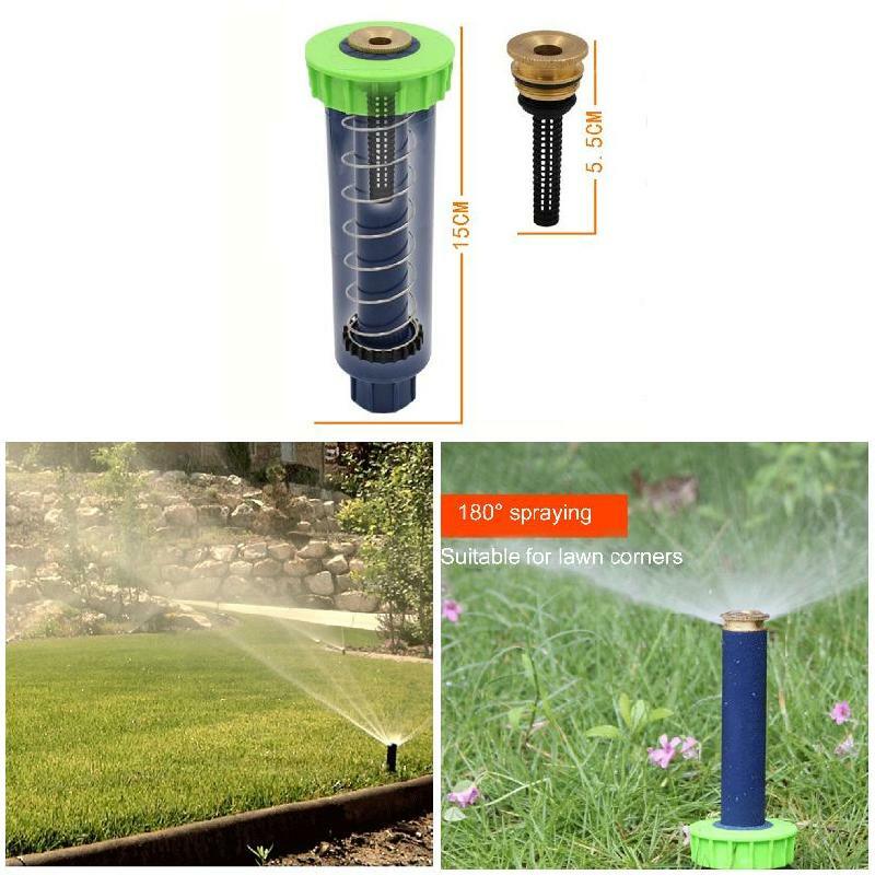 Bocal ajustável Sprinklers para regar gramado, Irrigação do jardim, Spray Head
