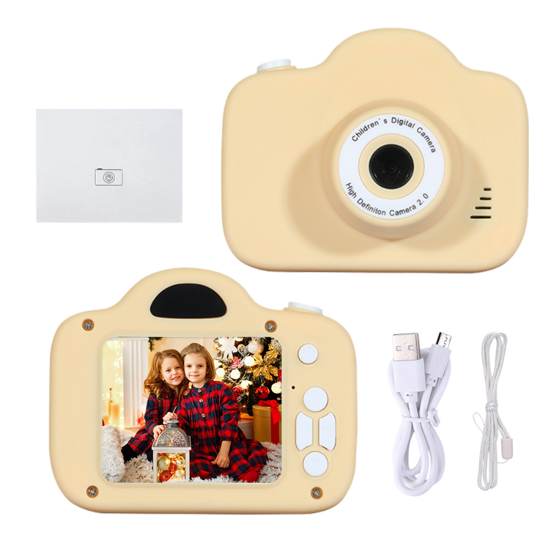 กล้องจิ๋วจิ๋วความละเอียด32GB สำหรับเด็กกล้องถ่ายเซลฟี่ของเล่นกล้องดิจิตอลแบบพกพาชาร์จ USB สำหรับของขวัญวันเกิดสำหรับเด็ก