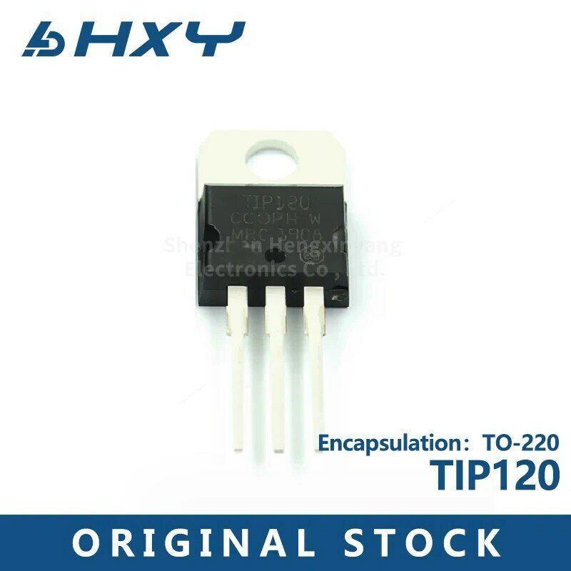 O TIP120 é obstruído no TO-220 NPN, 60V, 5A, 10 PCes