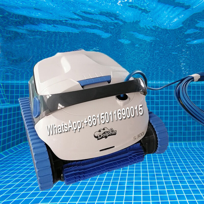 Machine d'aspiration automatique de piscine S300i, téléphone portable, télécommande, mur d'escalade, dauphin, aspirateur sous-marin