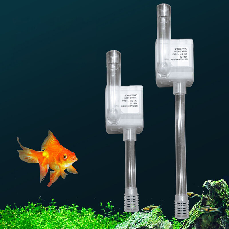 Mini Submersible Aquarium Water Pump, 5V USB Pump, Ultra Quiet, Internal Tank Filter, For Water Gardens Aquarium Fish Tank