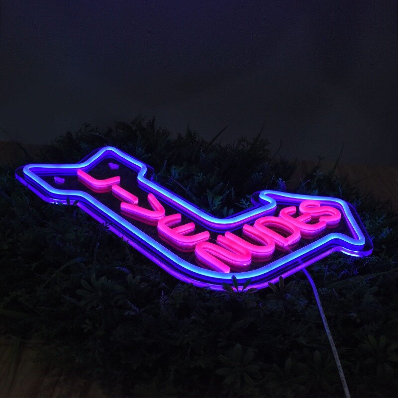 Home Art Neon Light LED Neon Lights Signs with Dimmer for Bedroom Office Hotel Pub Cafe Recreation Room Sign(15X13inches)