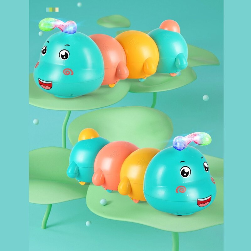 Caterpillar Crawling Caterpillar Toy giocattolo musicale con musica Magnetic Intelligent Caterpillar Electric Interactive