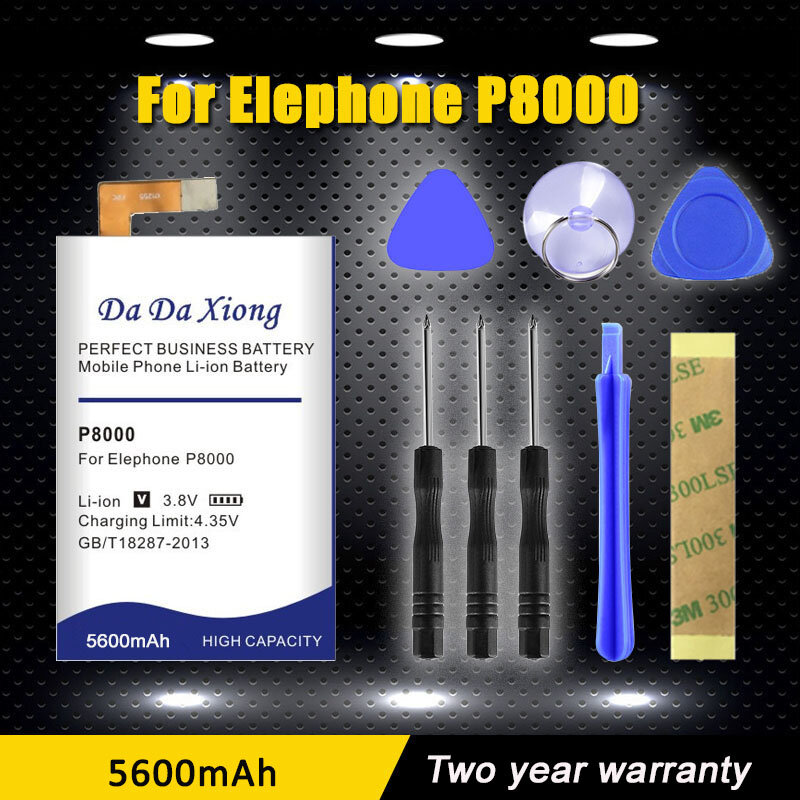 High Quality 5600mAh Elephone P8000 Battery For Mobile Phone