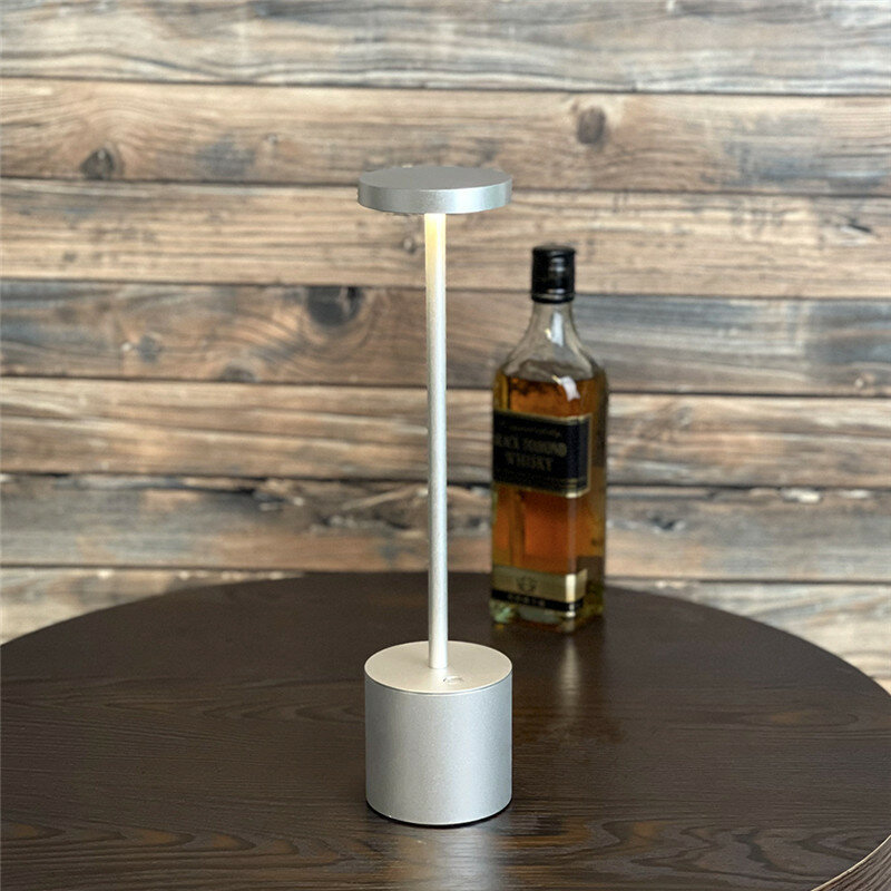 20 pçs de alta qualidade led barra lâmpada de mesa usb recarregável sensor de toque luz noturna restaurante hotel barra quarto proteção para os olhos lâmpada