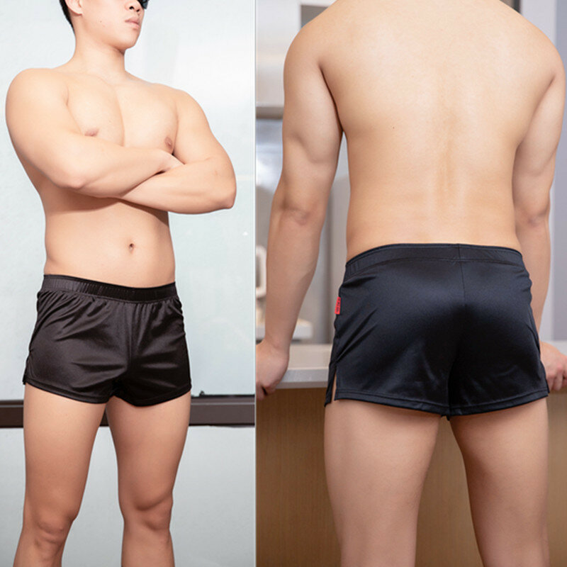 Mens Love Solid Boxer Underwear Sexy Homewear Boxer Casual allenta Soft Men' Sport pantaloni comodi e traspiranti con freccia