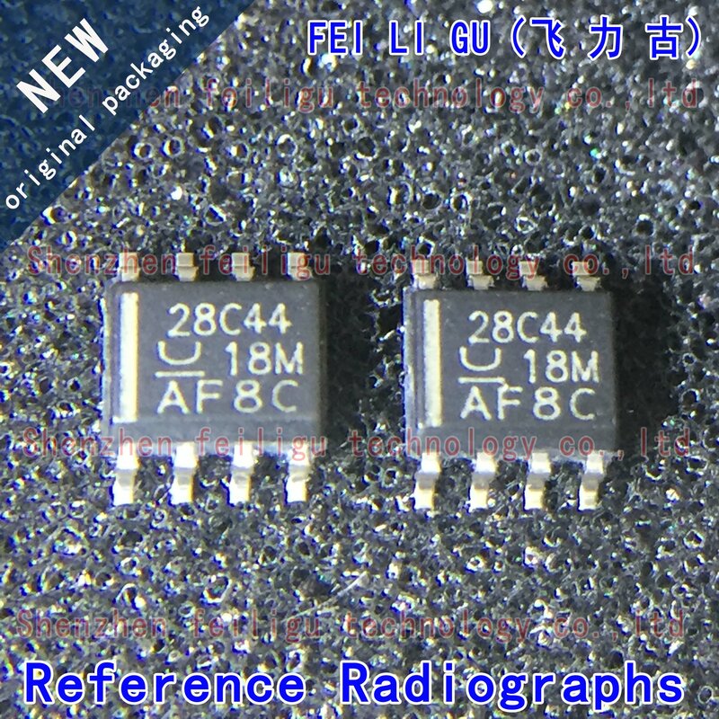 Chip regulador do controlador original, impressão da tela, SOP8, PWM, UCC28C44DR, UCC28C44D, UCC28C44, SOP8, 100% novo, 1-30pcs