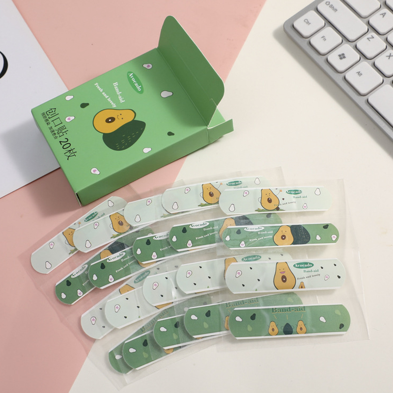 20 pz/scatola Cartoon Band Aid bende adesive portatili strisce mediche nastro per medicazione per ferite da dito cerotti cerotti