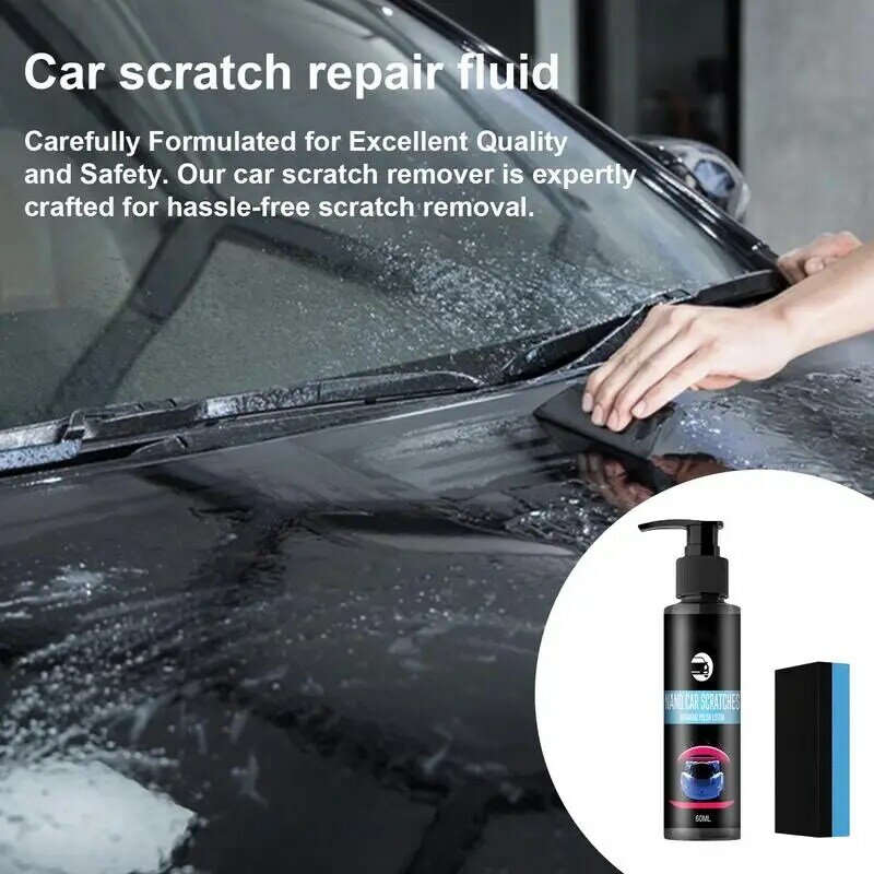 Car Scratch Repair Polishing Agent, Alta proteção, Auto Scratch Remover, Fluido Universal para Reparação Automóvel, 60ml