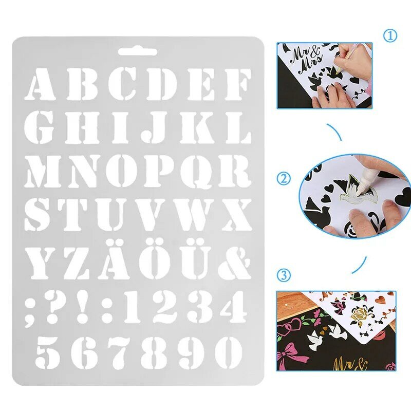 Vorschullernpädagogische Maskierungsspray-Schablone für Kleinkinder Art Game DropShipping