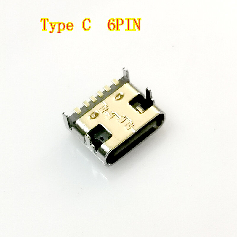 Usb3.1 6pin/16pin tipo-c dip 3a 5a conectores micro usb de alta corrente fêmea porto jack cauda plug soquete terminais elétricos