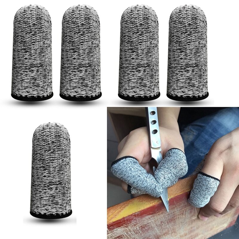 10PCS Finger Cots Cut Resistant Protector Finger Covers for Kitchen Sculpture