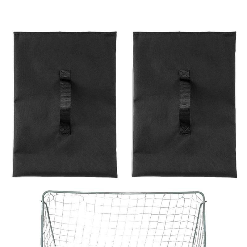 Borse ponderate borsa per sabbia portatile con cerniera liscia borse per pesi borsa per sabbia in tessuto Oxford 2 pezzi per la lavorazione del legno di calcio campeggio Tennis