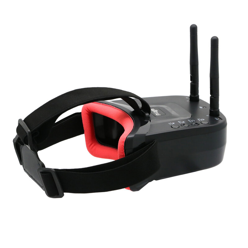 VR009 5.8G 40CH Auto-Searching Double Antennas mini FPV Goggles 3.0 Inch 480*320 LCD Screen Built-in Battery For RC FPV Drone