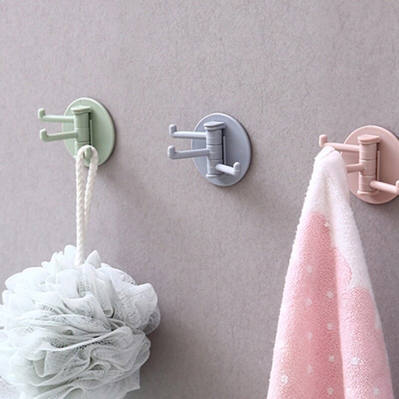 for Creative Adhesive Hooks Towel Hook for Door Cabinet Bathroom & Ceiling Hange Dropship