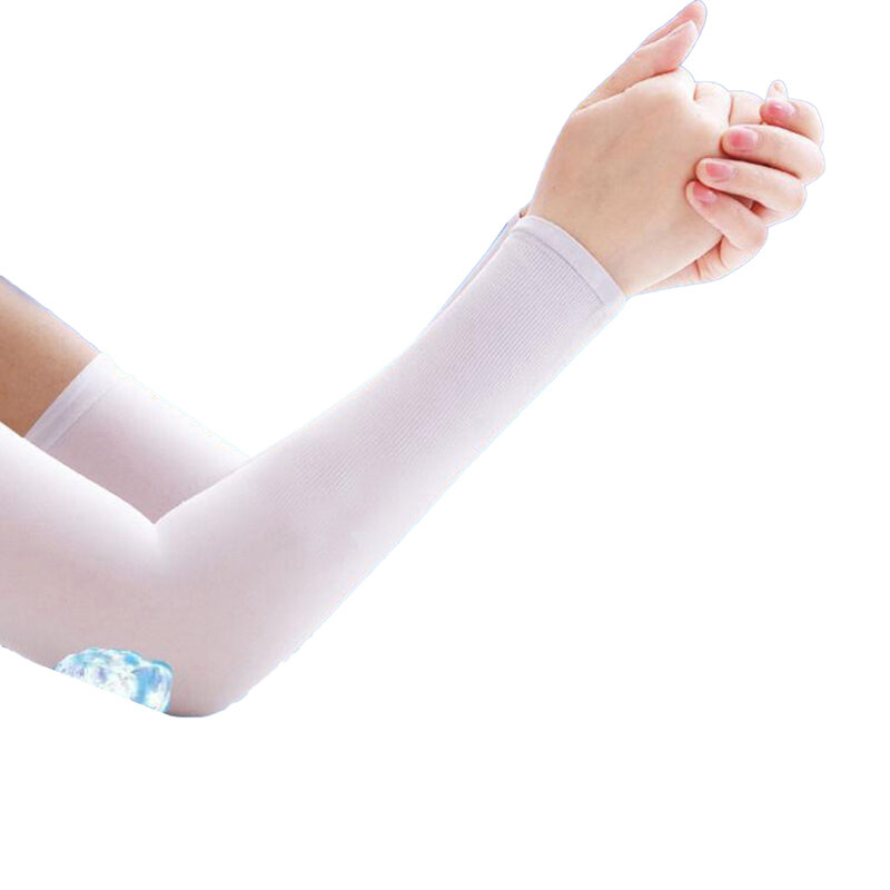 Женский Летний Пляжный солнцезащитный рукав, Шелковый наручный рукав для вождения и занятий спортом, с защитой от УФ излучения