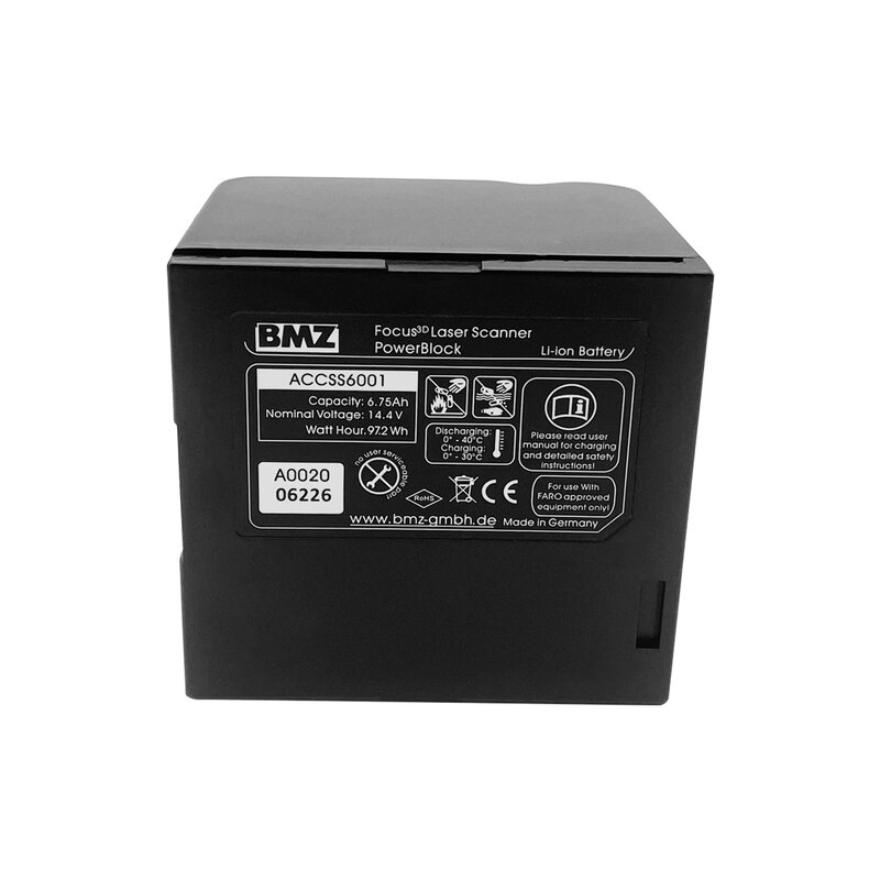 Batería de escáner láser 3D ACCSS6001, Faro Focus para faro X120, S20, X330, Trimble TX5