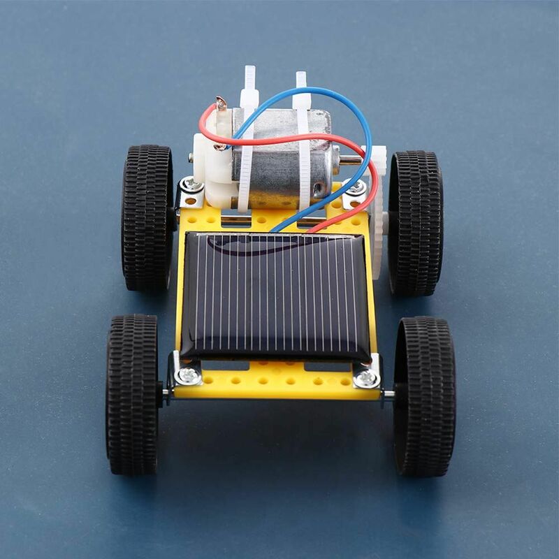 Mini giocattoli educativi per bambini giocattoli per auto solari energia giocattolo ad energia solare Set di Kit di Robot per auto assemblati fai da te