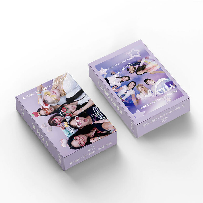 Kpop New Girl Group VCHA Album Only One Photocards 55pcs/Set High Quality HD Photo Korean Style LOMO Card Fans Collection Gift