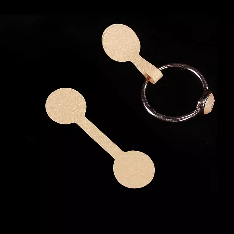 100Pcs Schmuck Preis Tags Schmuck Tags Selbstklebende Weiße Leere Preis Tags für Halskette Ohrring Armband Preis Rechteck Etiketten