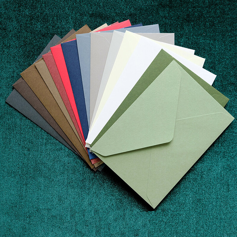 10 sztuk/partia wysokiej jakości koperty dla małych firm 16.2x11.4cm 120g papierowe zaproszenia pocztówki listy materiały ślubne