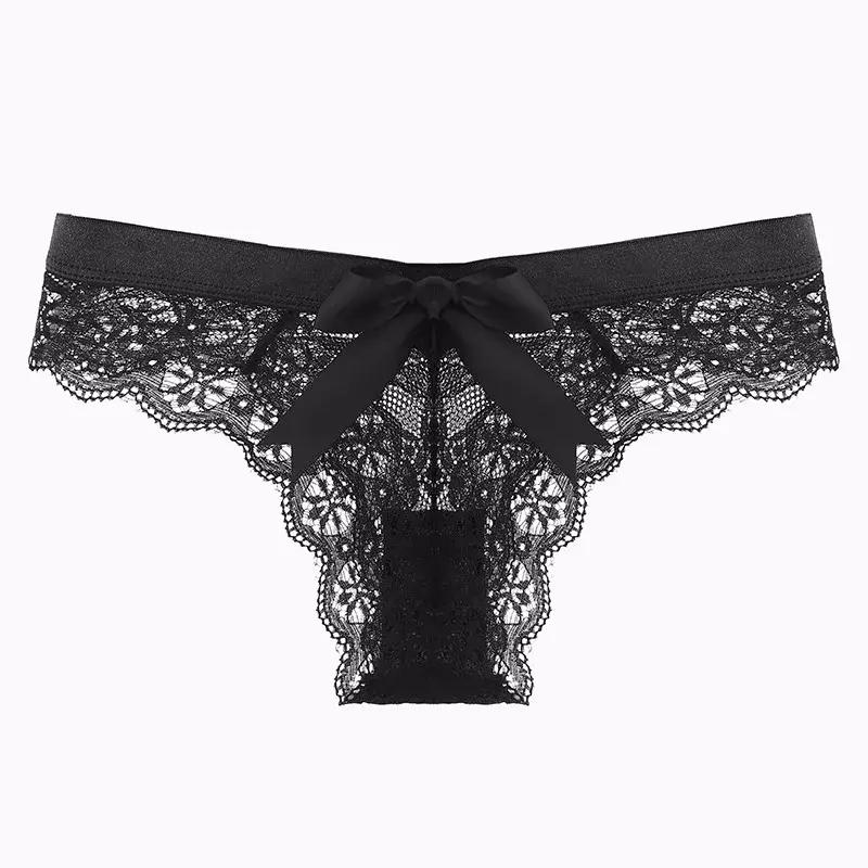 Sexy Lace Thong Women Butterfly Low Waist Panties Transparent Underwear Ladies Briefs Lingere Panty Underware Womens Lingerie
