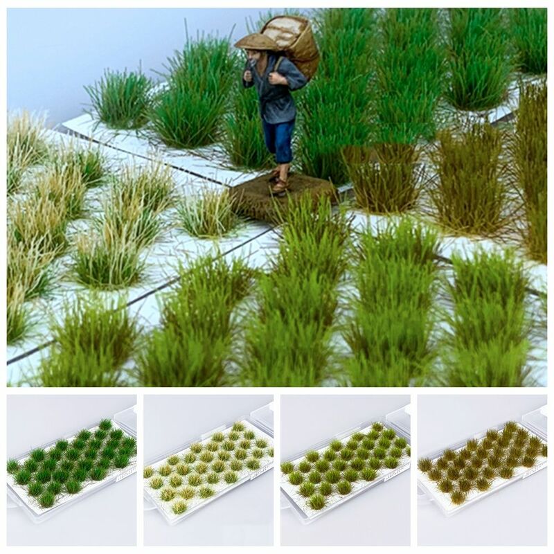 Сезонная трава гнездо Модель песочный стол для строительства сцены искусственный газон DIY материал ручной работы трава буксир