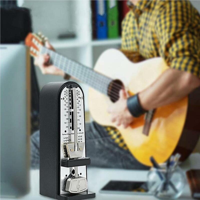 Guitar Professional Compact Metronome Universal Plastic Tick-tock Tuner Home Classroom Ukulele Musical Instrument