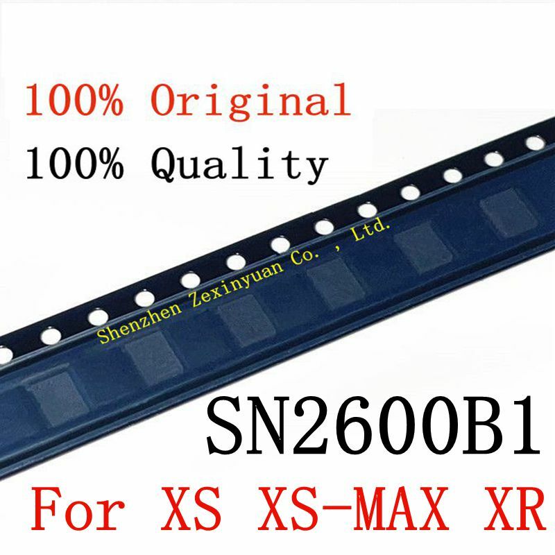 10 pçs/lote original sn2600b1 sn2600b2 tigris t1 carregador de carregamento ic chip para xs XS-MAX xr