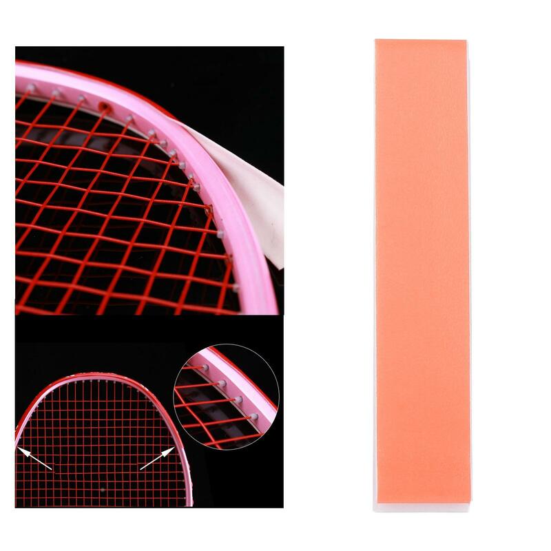 테니스 배드민턴 라켓 헤드 에지 보호대 테이프, 접착식 라켓 프레임 가드 스티커