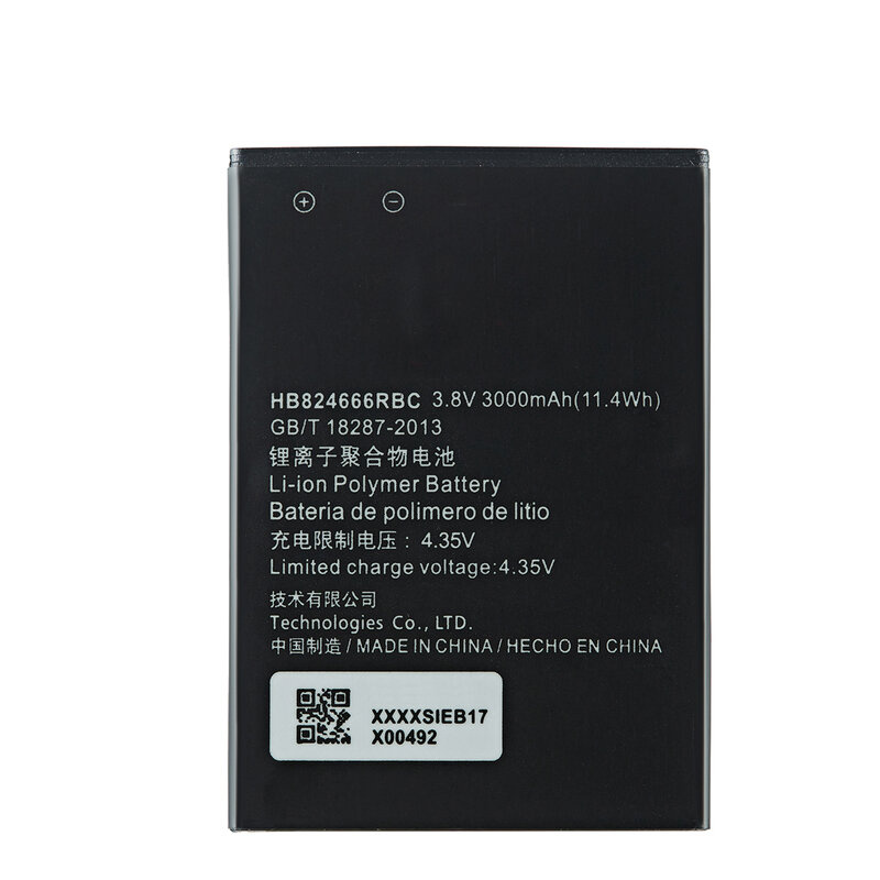 100% batterie originale HB824666RBC 3000mAh pour Huawei E5577 E5577Bs-937 téléphone portable HB824666RBC