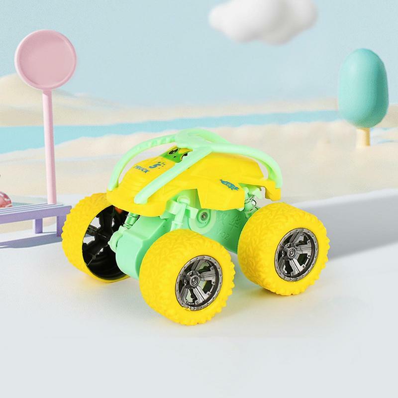 Mini carros de brinquedo com tração nas quatro rodas, veículo off-road inercial, acrobacias rolando, inercial